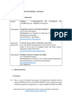 Verbal - Reclamacion Por Incumplimiento en Contrato de Compraventa