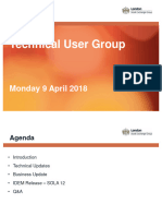 Technical User Group - 09apr