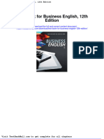 Download Full Test Bank For Business English 12Th Edition pdf docx full chapter chapter
