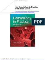 Download Full Test Bank For Hematology In Practice 3Rd Edition Ciesla pdf docx full chapter chapter