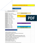 Calendario Academico Año 2024