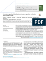 BUENO MAL Potential Geographical Distribution of Anopheles Gambiae Worldwide MALARIA REFERENCIA