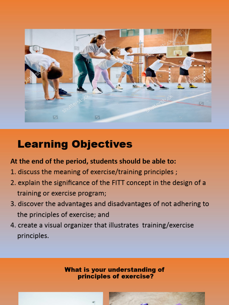 Principles of Exercise Training Explained | PDF | Physical Fitness ...