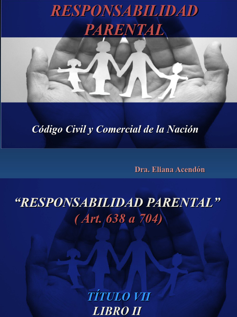 Responsabilidad Parental en el Código Civil | PDF | Instituciones ...