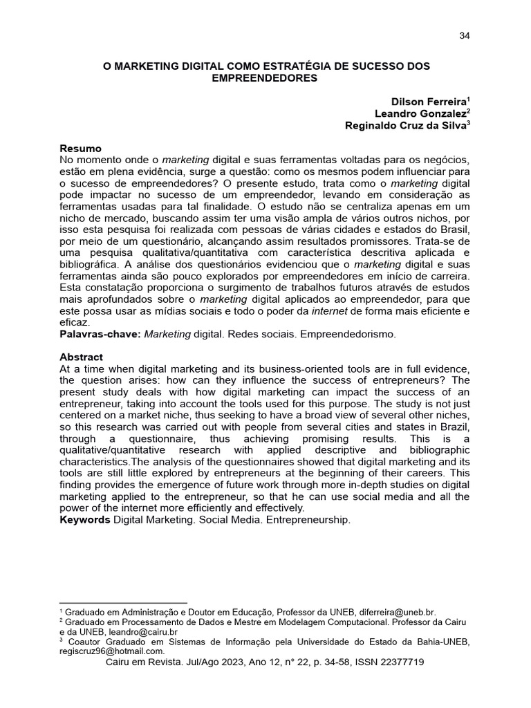 Marketing Digital para Empreendedores | PDF | Marketing | Marketing digital