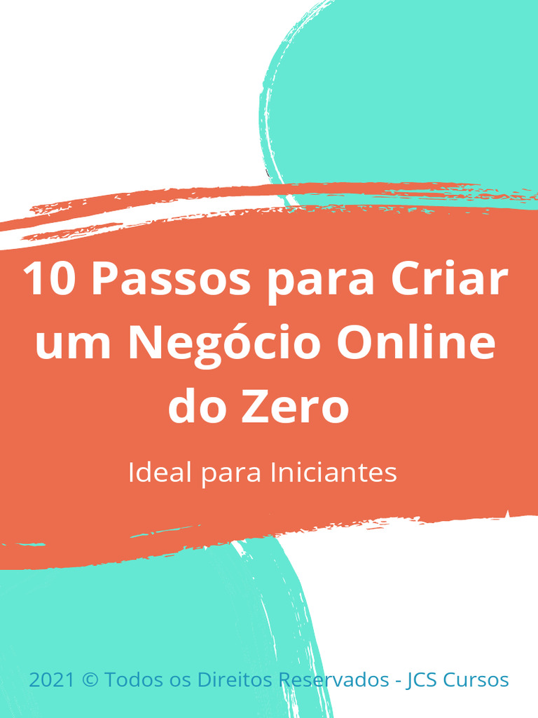 10 Passos para Criar Um Negocio Online Do Zero Ideal para Iniciantes ...