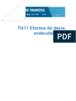 TN11 Efectos de Decisiones de Endeudamiento