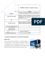 TALLER Diagnóstico e Inventario de Equipos