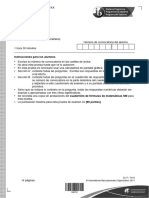 Mathematics Paper 2 SL Spanish Mayo2017 Mañana