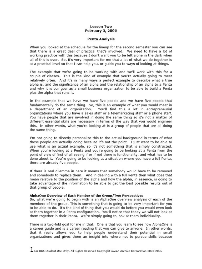 Bg5 2 02 penta analysis download free pdf knowledge