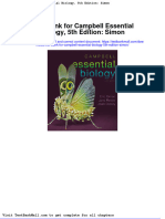 Full Test Bank For Campbell Essential Biology 5Th Edition Simon PDF Docx Full Chapter Chapter