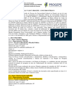 Concurso Economia Financeira UFPR