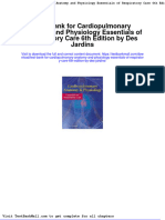 Full Test Bank For Cardiopulmonary Anatomy and Physiology Essentials of Respiratory Care 6Th Edition by Des Jardins PDF Docx Full Chapter Chapter