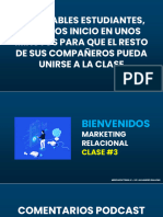 Clase 3 - Marketing Relacional - Lic. Alejandro Salazar