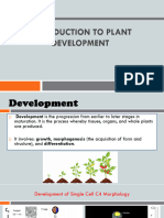 BIO109P Module 1. Introduction To Plant Development