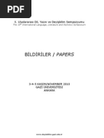 Download X Uluslararas Dil Yazn ve Deyibilim Sempozyumu by Betl zcan SN70557563 doc pdf