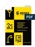 Relatório Contas Reguladas Reais E-REDES 2020 - Site
