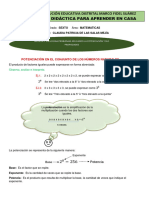 6â° Potenciacion - Claudia