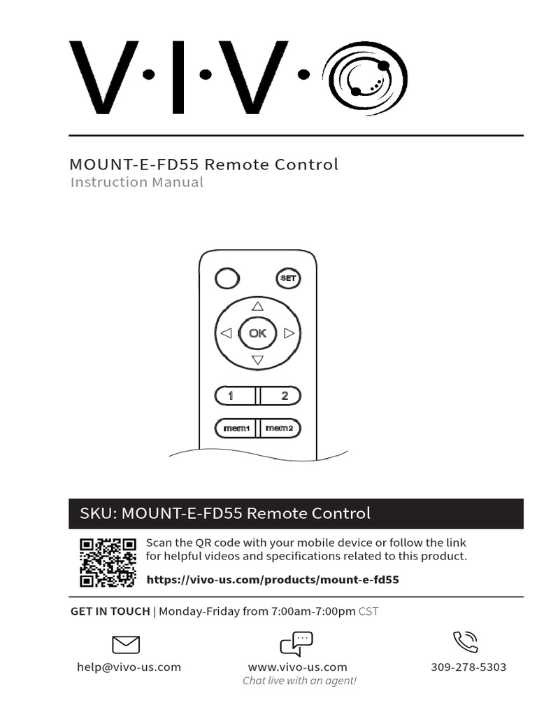 MOUNT-E-FD55 Remote Control Guide | PDF | Computing | Equipment