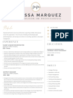 Melissa Marquez Resume