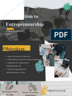#Entrep - Lesson 4 - Introduction To Entrepreneurship