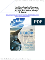 Test Bank For Chemistry For Changing Times, 15Th Edition, John W. Hill, Terry W. Mccreary, Rill Ann Reuter, Marilyn D. Duerst