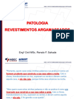 Aula INBEC 2019 - Patologia Dos Revestimentos Argamassados Rev27