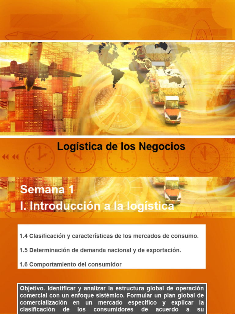 Logística de Los Negocios - Sem2 | PDF | Mercado (economía) | Los ...