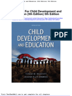 Full Test Bank For Child Development and Education 5Th Edition 5Th Edition PDF Docx Full Chapter Chapter