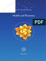 K. Parvathi Kumar - Health and Harmony (2008, Dhanishta)