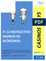 IT-12 - Instructivo Manejo de Alérgenos