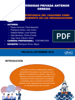 Universidad Privada Antenor Orrego: Importancia Del Coaching Como Herramienta en Las Organizaciones