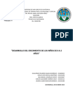 Desarrollo Del Crecimiento de Los Niños de 0 A 2 Años