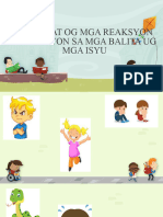 PAGSULAT OG MGA REAKSYON UG OPINYON SA MGA