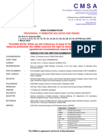 Timetable For Current Examinations 25 1 2024