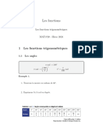 Les Fonctions - Les Fonctions Trigonométriques