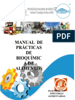 Manual de Practicas de Bioquimica de Alimentos II