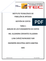 Tarea 1 Fundamentos de Costos