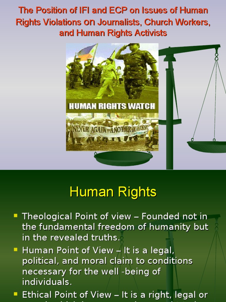 Human Rights Violations in the Philippines | PDF | Civil And Political ...
