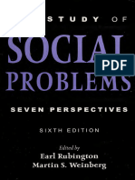 The Study of Social Problems Seven Perspectives (Earl Rubington (Editor) Etc.)