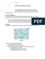 Procedure_a thin plate with hole scenario