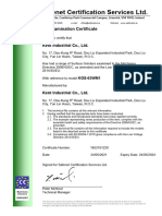 Surface Grinder Certificate