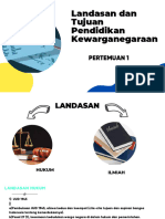 Matkul Kewarganegaraan T (Landasan & Tujuan Pendidikan KWN)