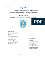 Report On Perception and Use of Telemedicine