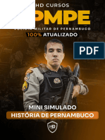 Mini Simulado - Historia de Pernambuco 01 - Pmpe - HD Cursos