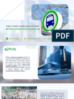 Public Transit Scheduling Software