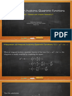 MAT060 - 27 Integration Involvin Quadratic Functions