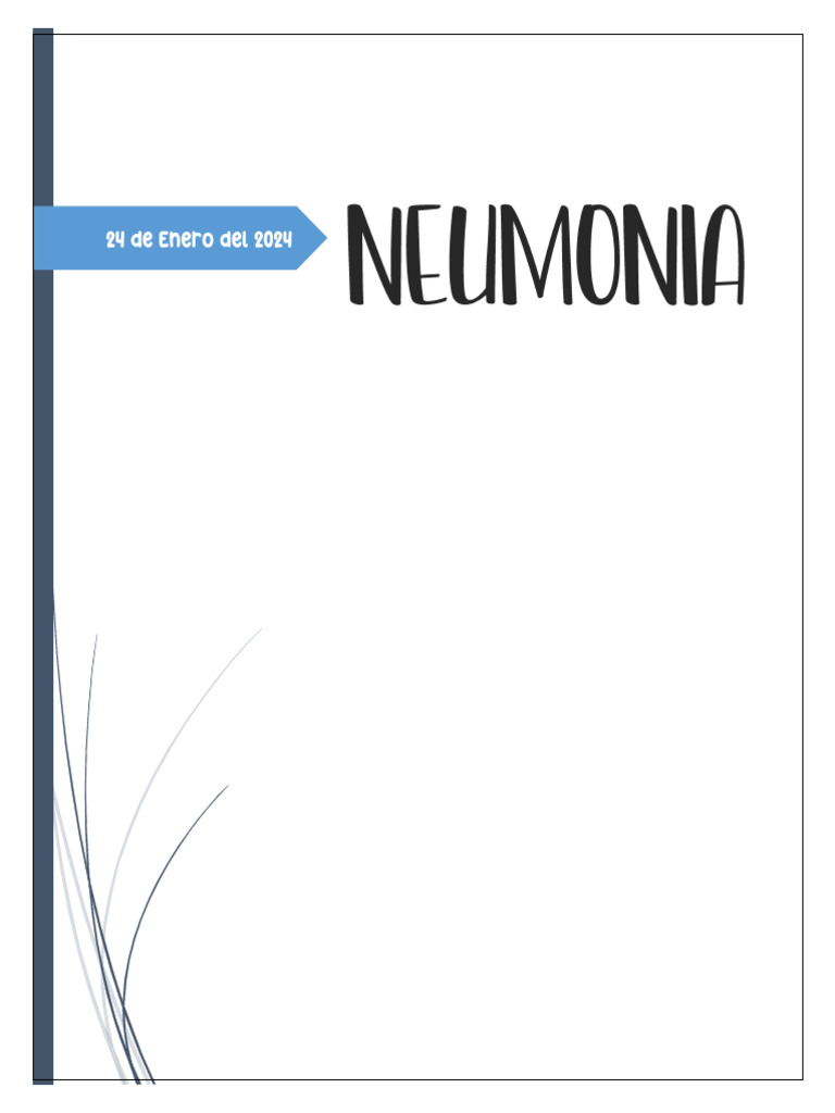 Neumonia Pdf Neumonía Estadísticas Medicas