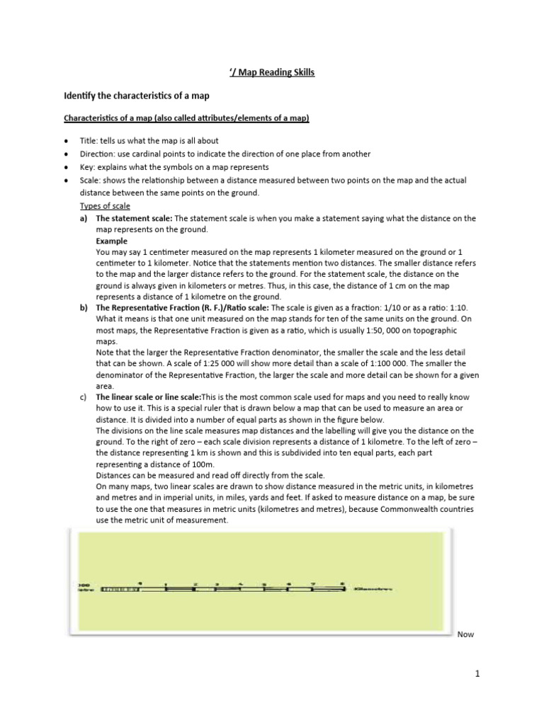 Map Reading Skills and Techniques | PDF | Latitude | Equator