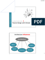 Lecture 1 - Passive Design With Climate